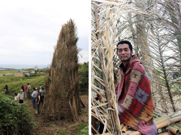 日本藝術家播 本貴的《米塔》，是與天地山海對話的場所。