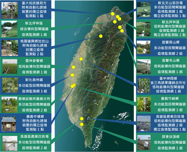 全台灣共有20多個監測系統，全部配備太陽能發電自給自足（圖：台大江昭皚教授團隊提供）