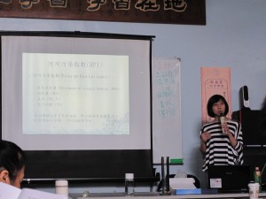 IMG_6033高毓瑩既是老師也是家長更是流域學校的志工