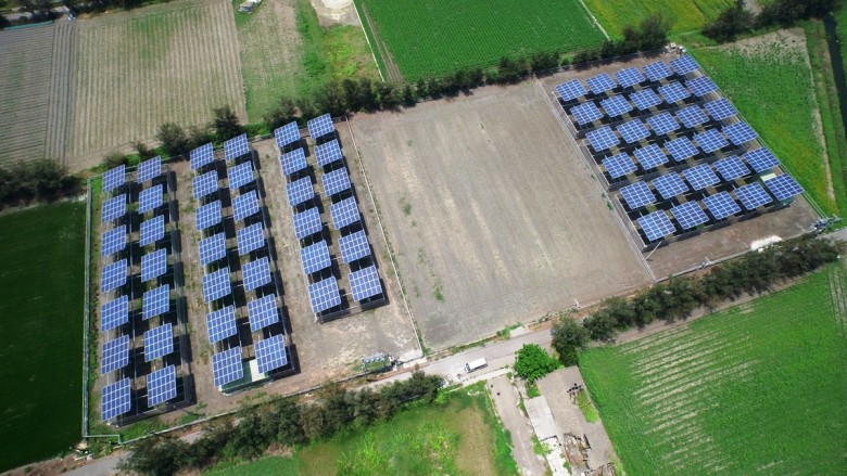 雲林縣為國內農地種電面積最大的縣份。（圖/蔡嘉陽攝影）