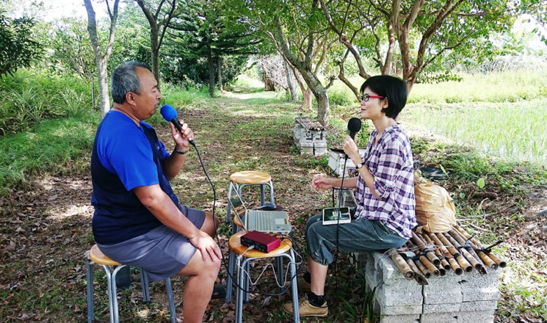 在入住宜蘭前，大米早已全台跑透透，開始嘗試在鄉間錄音、取材的可能。（圖／大米提供）