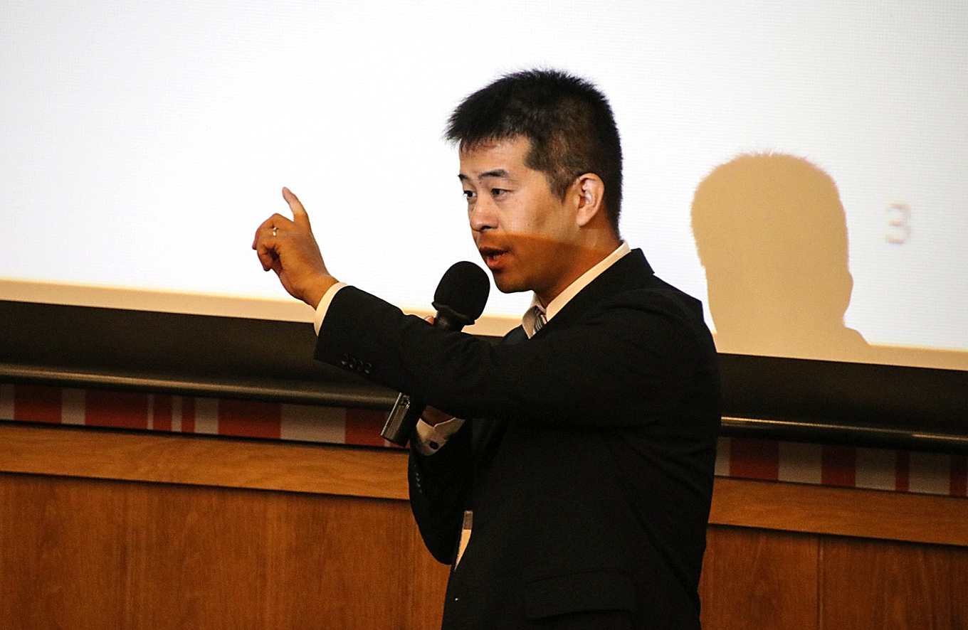 日本京都大學學者Noriaki KAWASAKI(攝影/孔德廉)