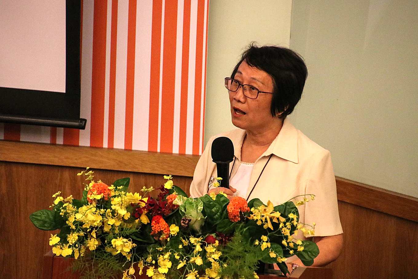 輔導處周若男(攝影/孔德廉)