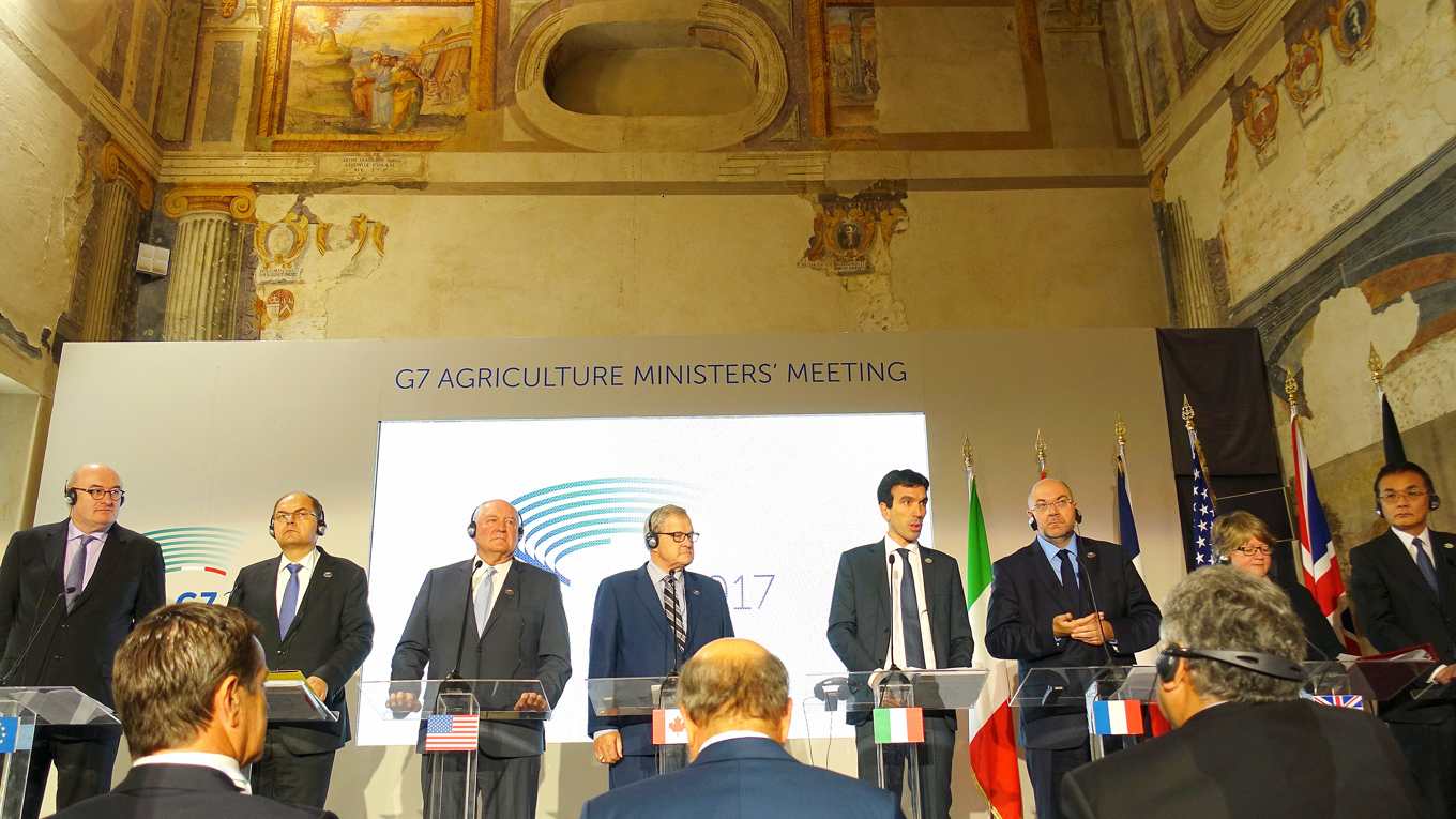 G7現場／「帶種的女人」席娃：G7若繼續現在的道路，農業沒有出路| 上下游新聞