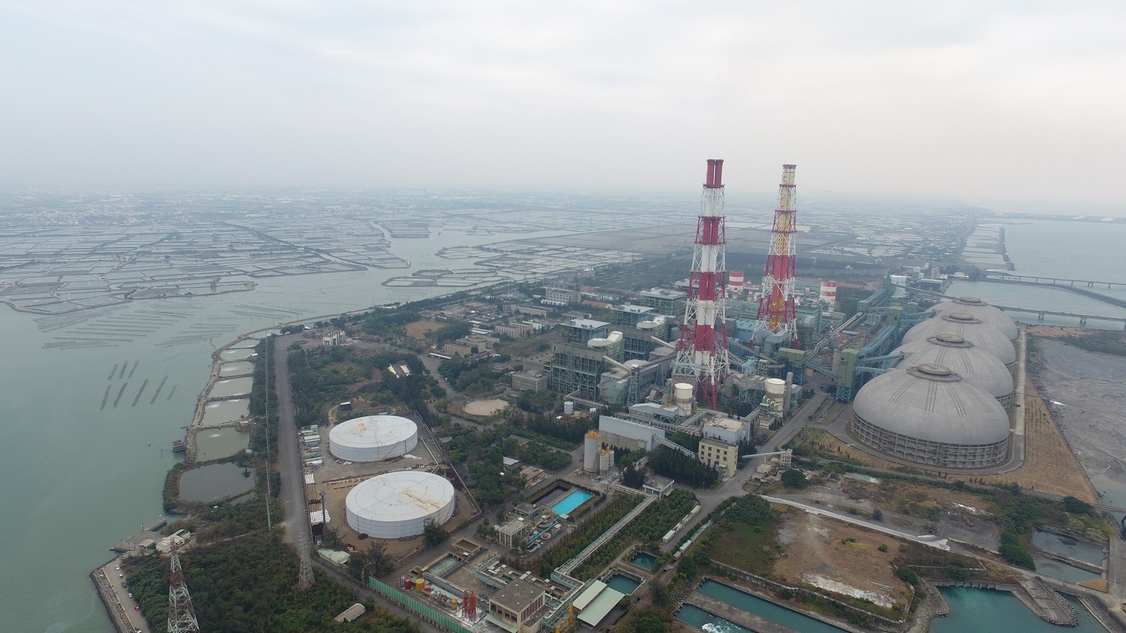 20180119興達火力發電廠空拍照(地球公民基金會提供)