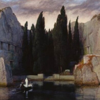 阿諾德‧勃克林（Arnold Böcklin），《死之島》（Die Toteninse），1883年(提供/包子逸)