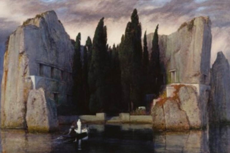 阿諾德‧勃克林（Arnold Böcklin），《死之島》（Die Toteninse），1883年(提供/包子逸)