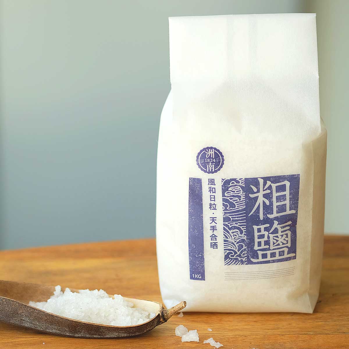 日曬粗鹽 洲南鹽場 上下游市集