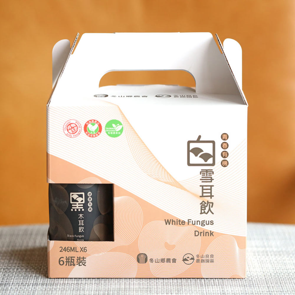 【母親節優惠】有機黑木耳飲６入手提禮盒（即開即飲）